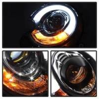 Spyder Auto - Spyder Mini Cooper 2010-2012 Projector Headlights Xenon/HID Model- DRL Blk PRO-YD-MC07-HID-DRL-BK - Image 2