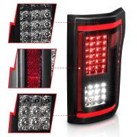 ANZO Headlights, Tail Lights and More  - ANZO 15-17 Ford F-150 LED Taillights - Smoke - Image 2