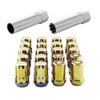 McGard - McGard SplineDrive Tuner 5 Lug Install Kit w/Locks & Tool (Cone) M12x1.25 / 13/16 Hex - Gold (CS) - Image 2