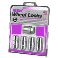 McGard Wheel Lock Nut Set - 4pk. (Cone Seat) M14X2.0 / 13/16 Hex / 2.25in. Length - Chrome