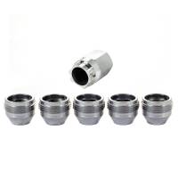 McGard - McGard Wheel Lock Nut Set - 5pk. (Under Hub Cap / Cone Seat) M14X.5 / 22mm Hex / .893in. L. - Silver - Image 2