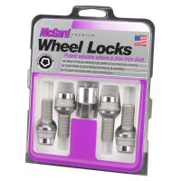 McGard - McGard Wheel Lock Bolt Set - 4pk. (Radius Seat) M14X1.5 / 19mm Hex / 35.4mm Shank Length - Chrome - Image 1