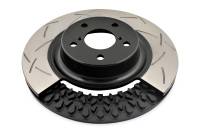 DBA 08+ EVO X Front Slotted 5000 Series 2 Piece Rotor Assembled w/ Black Hat - Image 1