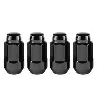 McGard - McGard Hex Lug Nut (Cone Seat Bulge Style) M14X1.5 / 22mm Hex / 1.945in. Length (4-Pack) - Black - Image 2