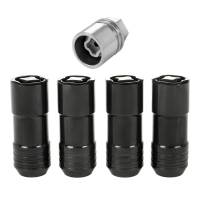 McGard - McGard Wheel Lock Nut Set - 4pk. (Cone Seat) M14X2.0 / 13/16 Hex / 2.25in. Length - Black - Image 2