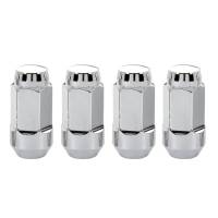 McGard - McGard Hex Lug Nut (Cone Seat Bulge Style) M14X1.5 / 22mm Hex / 1.945in. Length (4-Pack) - Chrome - Image 2