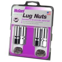 McGard - McGard Hex Lug Nut (Drag Racing X-Long Shank) 7/16-20 / 13/16 Hex / 2.475in. Length (4-Pk) - Chrome - Image 1