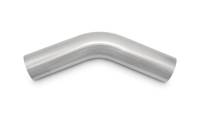 Vibrant Performance 2in O.D. T304 SS 45 deg Mandrel Bend 6in x 6in leg lengths (2in Centerline Radius) - Image 1