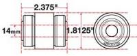 SPC Performance - SPC Performance Flex Joint X-AXIS Jeep JK Rear UCA 14mm X 2 X 1.8125 - Image 2