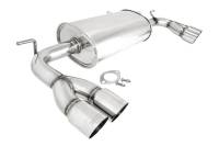 Megan Racing Axle Back Exhaust System: Hyundai Genesis Coupe 2010-12 2.0 Turbo/V6 Stainless Steel Tips