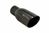 Megan Racing - Megan Racing Exhaust Muffler: Universal Black Chrome 3.5 Inch Tip (2.5 inch piping) - Image 1