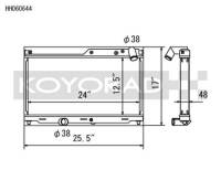 Koyorad Cooling Systems - Koyo HH Series Aluminum Radiator 93-95 Mazda RX-7 1.3L ROT (MT) - Image 2