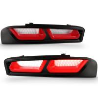 ANZO Headlights, Tail Lights and More  - ANZO 2016-2018 Chevrolet Camaro L.E.D T.L Red/Clear - Image 2