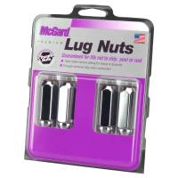 McGard Hex Lug Nut (Cone Seat / Duplex) M14X2.0 / 13/16 Hex / 2.25in. Length (4-Pack) - Chrome