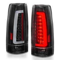 ANZO Headlights, Tail Lights and More  - ANZO 1999-2000 Cadillac Escalade LED Taillights Black Housing Clear Lens Pair - Image 2