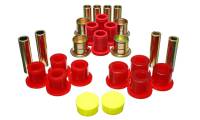 Energy Suspension 87-04 Dodge Dakota / 98-03 Durango 4WD Red Front End Control Arm Bushing Set