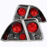 ANZO 2001-2004 Honda Civic 4Dr Sedan Taillights Black