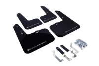 Rally Armor - Rally Armor 12-13 Hyundai Veloster UR Black Mud Flap w/ Silver Logo - Image 1