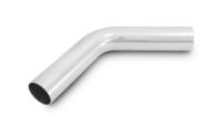 Vibrant Performance 2in O.D. Universal Aluminum Tubing (60 degree Bend) - Polished - Image 1