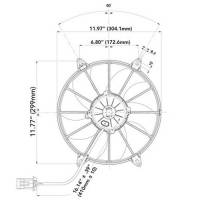 SPAL - SPAL Extreme Performance Fans: VA03-AP90/LL-68A * 11"P/12V/PK4 - Image 2