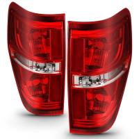 ANZO Headlights, Tail Lights and More  - ANZO 2009-2014 Ford F-150 Euro Taillight Red/Clear (W/O Bulb) - Image 2