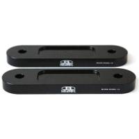 BLOX Racing - BLOX Racing Honda S2000 Racing Front 12mm Thin Spacer Bump Steer Kit - Black (Lowered 1in and more) - Image 1