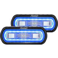 Rigid Industries - RIGID SR-L Series Off-Road Spreader Pod, 3 Wire, Surface Mount, Blue Halo, Pair - Image 1