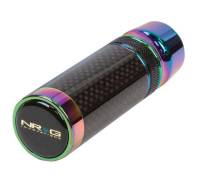 NRG Innovations - NRG Innovations Slimboy Adjustable Shift Knob (M10X1.25) Nissan / Mazda / Toyota - Carbon Fiber / Neochrome - Image 2