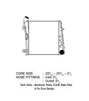 CSF Radiators - CSF 08-10 Ford F-250 Super Duty 6.4L OEM Intercooler - Image 2