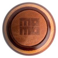 Momo - Momo Targa Heritage Shift Knob - Round Wood, Layered Mahogany and Beechwood, Leather Insert Top - Image 3