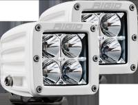 Rigid Industries - RIGID D-Series PRO LED Light, Flood Optic, Surface Mount, White Housing, Pair - Image 2