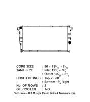 CSF Radiators - CSF 94-02 Dodge Ram 2500 5.9L OEM Plastic Radiator - Image 2