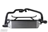 Turbo XS - Turbo XS Front Mount Intercooler Kit Wrinkle Black Pipes 2015+ Subaru STi. - Image 1