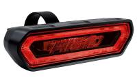 RIGID Chase, Rear Facing 5 Mode LED Light, Red Halo, Black Housing