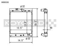 Koyorad Cooling Systems - Koyo HH Series Aluminum Radiator 92-00 Honda Civic 1.6L I4 (MT) - Image 2