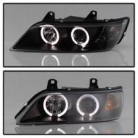 Spyder Auto - Spyder BMW Z3 96-02 Projector Headlights LED Halo Black High H1 Low H1 PRO-YD-BMWZ396-HL-BK - Image 2