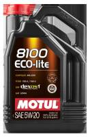 Motul - Motul 8100 ECO-LITE 5W20 - 5L - Synthetic Engine Oil - Case of 4 - Image 1