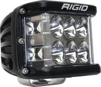 Rigid Industries - RIGID D-SS PRO Side Shooter, Driving Optic, Surface Mount, Black Housing, Single - Image 1