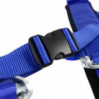 Spec'D Tuning Products - Spec-D Universal Blue 5 Point Latch & Link Racing Seat Belt Safety Harness - Image 4