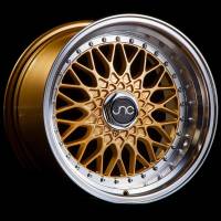 JNC Wheels Rim JNC004 Gold Machined Lip 16x8 4x100/4x114.3 ET25