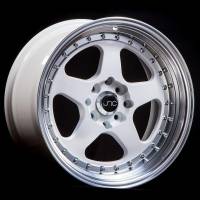 JNC Wheels - JNC Wheels Rim JNC010 White Machined Lip 18X9 5X112 ET30 - Image 1