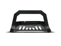 Armordillo - Armordillo 2011-2018 Chevy Silverado 2500/3500 AR Series Bull Bar W/LED - Matte Black W/Aluminum Skid Plate - Image 2