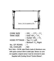 CSF Radiators - CSF 12-13 BMW 328i 2.0L OEM Plastic Radiator - Image 2
