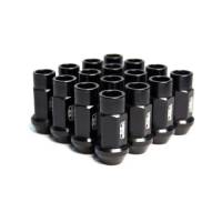 BLOX Racing Street Series Forged Lug Nuts - Black 12 x 1.5mm - Set of 20 (New Design)