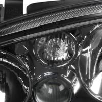 Spec'D Tuning Products - Spec-D 1999-2006 Volkswagen Golf Mk4 GTI/R32 Cabrio Factory Style Headlights (Matte Black Housing/Clear Lens) - Image 1