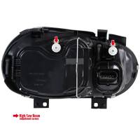 Spec'D Tuning Products - Spec-D 1999-2006 Volkswagen Golf Mk4 GTI/R32 Cabrio Factory Style Headlights (Matte Black Housing/Clear Lens) - Image 7