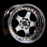 JNC Wheels - JNC Wheels Rim JNC010 Platinum Gold Rivets 17x9 5x114.3 ET25 - Image 1