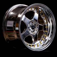 JNC Wheels - JNC Wheels Rim JNC010 Platinum Gold Rivets 17x9 5x114.3 ET25 - Image 2