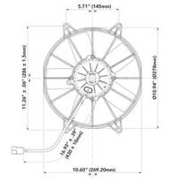 SPAL - SPAL High Performance Fans: VA15-AP70/LL-39A * 10"P/12V - Image 2