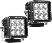 Rigid Industries - RIGID D-XL PRO LED Light, Flood Optic, Surface Mount, Black Housing, Pair - Image 1